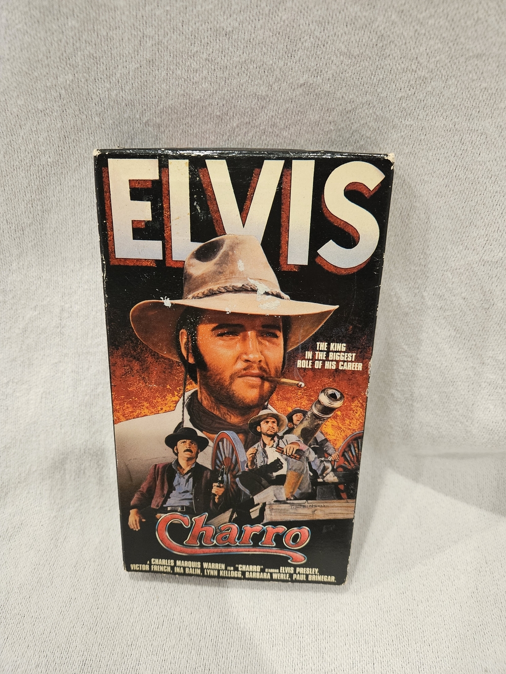 Charro (VHS, 1989) Elvis Presley, Victor French, Ina Balin, Lynn Kellogg